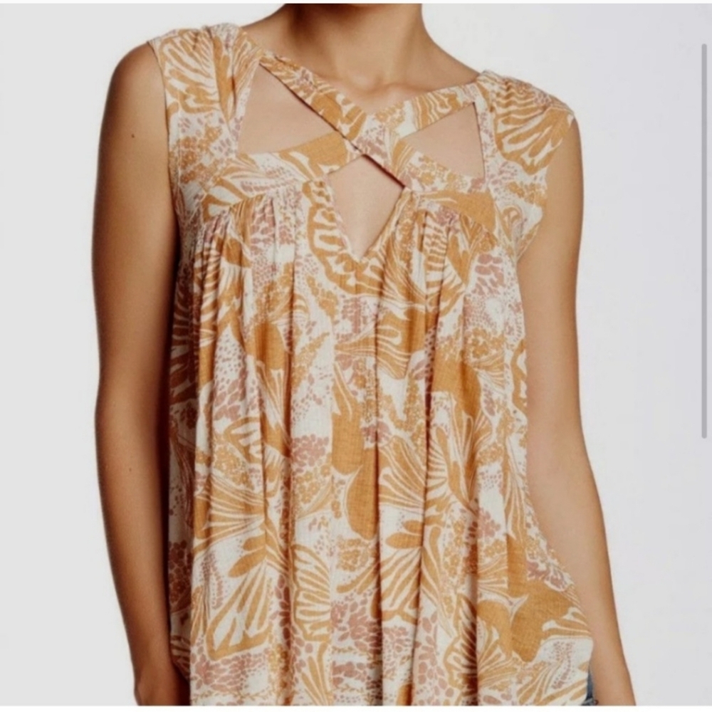 NWT Free People Boho style top size L